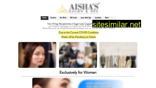aishassalonandspa.com alternative sites