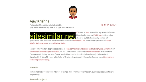 Ajaykrishna similar sites