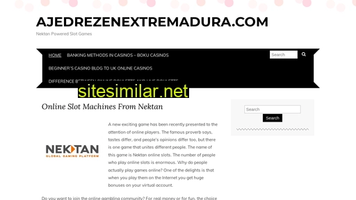 ajedrezenextremadura.com alternative sites