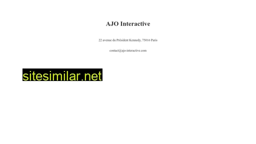 Ajo-interactive similar sites