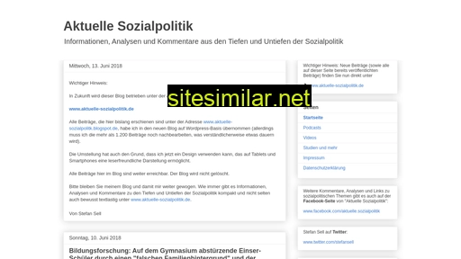 aktuelle-sozialpolitik.blogspot.com alternative sites