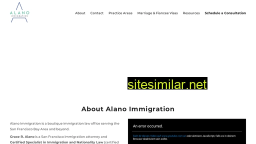 alanoimmigrationlaw.com alternative sites