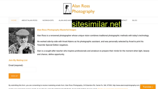 Alanrossphotography similar sites