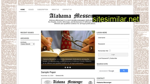 alabamamessenger.com alternative sites