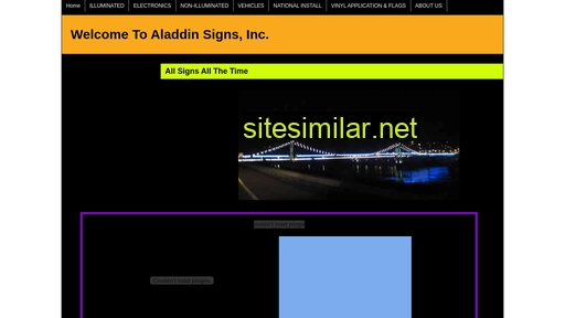 aladdinsigns.com alternative sites