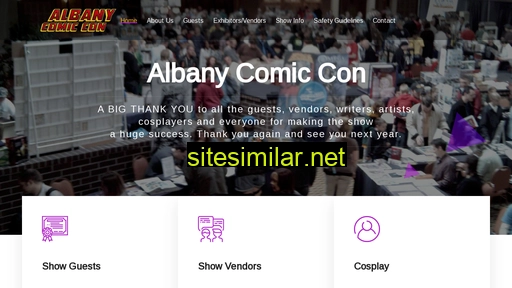 albanycomicbookshow.com alternative sites