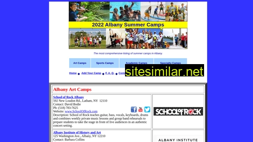 albanysummercamps.com alternative sites