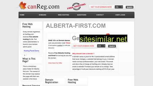 alberta-first.com alternative sites