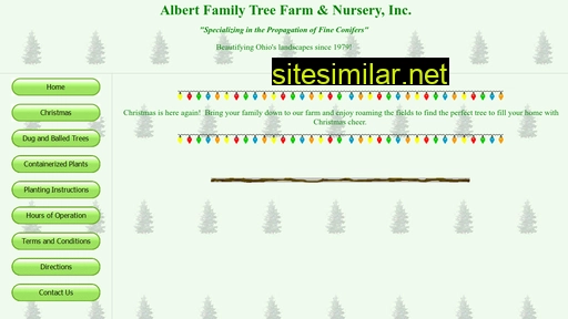 albertfamilytreefarm.com alternative sites