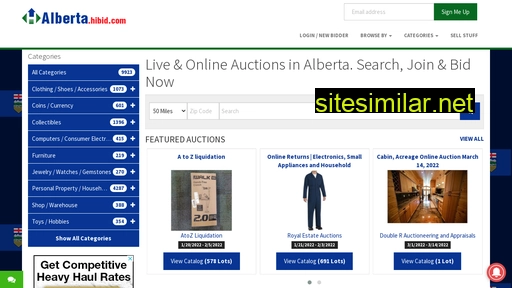 Alberta similar sites