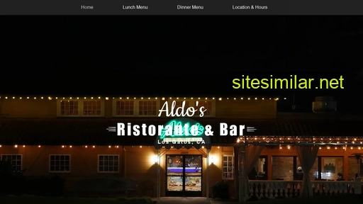 aldos-ristorante.com alternative sites