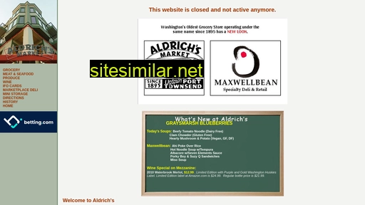 aldrichs.com alternative sites
