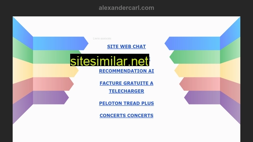 alexandercarl.com alternative sites