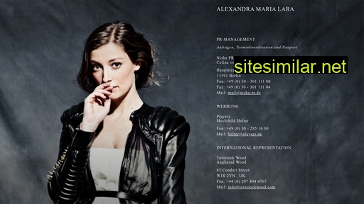 alexandra-maria-lara.com alternative sites