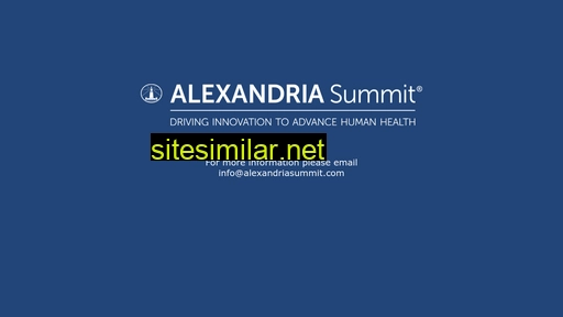 alexandriasummit.com alternative sites