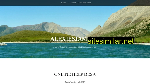 alexiesjames04.wordpress.com alternative sites