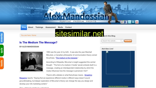 alexmandossian.com alternative sites
