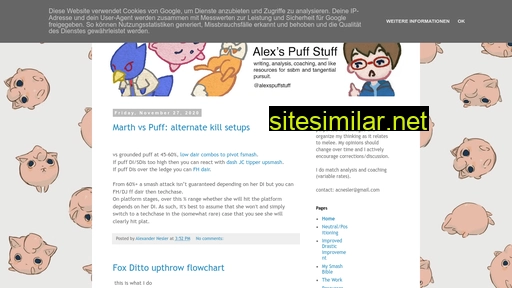 alexspuffstuff.blogspot.com alternative sites