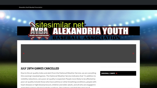 alexyouthbaseball.com alternative sites