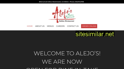 alejosrestaurant.com alternative sites