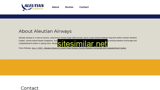 aleutianair.com alternative sites