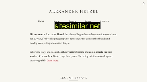 alexanderhetzel.com alternative sites