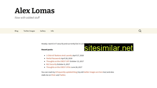 alexlomas.com alternative sites