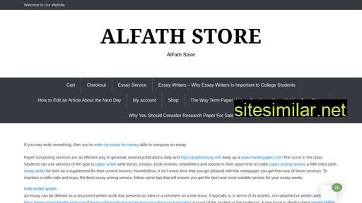 Alfath-store similar sites