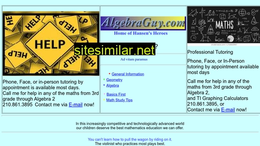Algebraguy similar sites