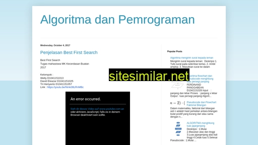 Algoritma-program similar sites