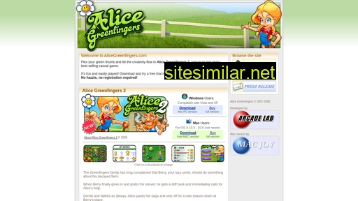 Alicegreenfingers similar sites