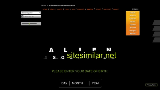 alienisolation.com alternative sites