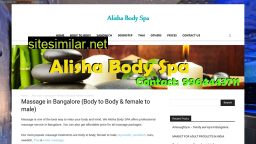 alishabodyspa.com alternative sites