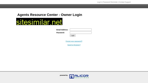 alicor.agentsresourcecenter.com alternative sites