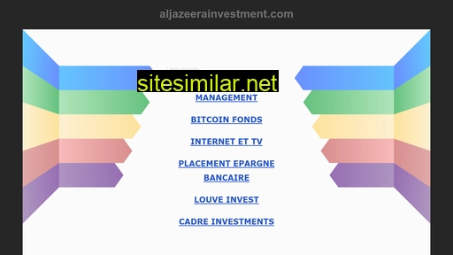 aljazeerainvestment.com alternative sites