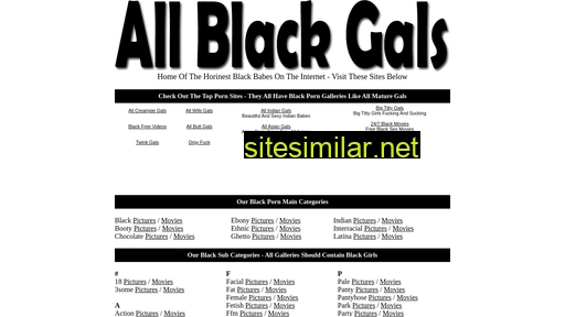 Allblackgals similar sites