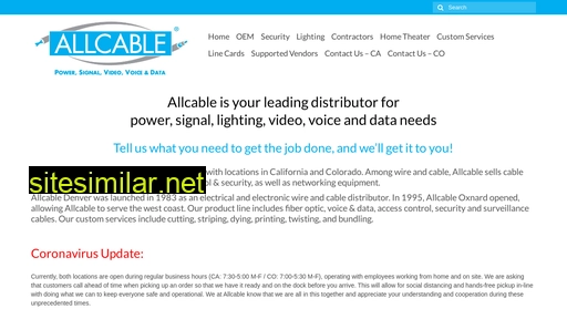 allcableco.com alternative sites