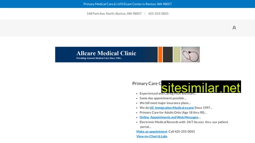 allcaremedicalclinic.com alternative sites