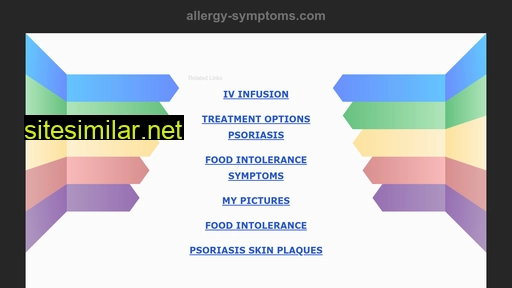 Allergy-symptoms similar sites