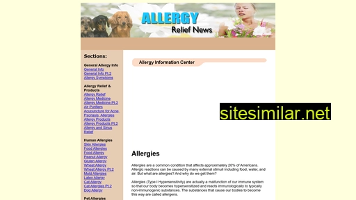 allergyreliefnews.com alternative sites