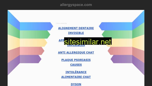 allergyspace.com alternative sites