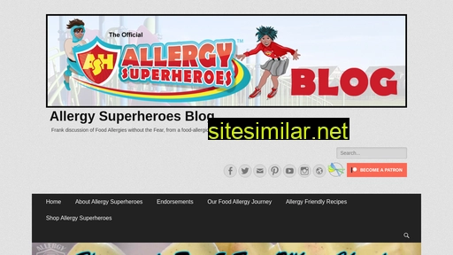 allergysuperheroesblog.com alternative sites