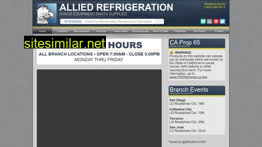 alliedrefrigeration.com alternative sites