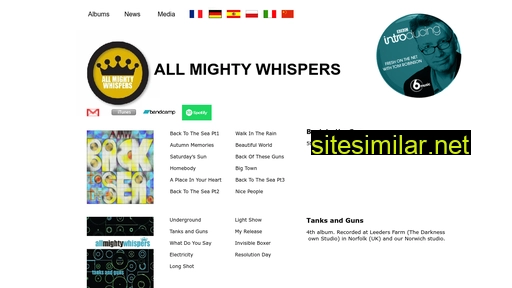 Allmightywhispers similar sites