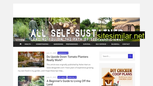 allselfsustained.com alternative sites