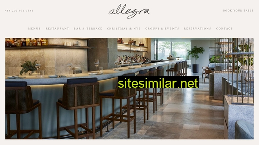 Allegra-restaurant similar sites