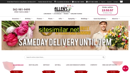 allensflowermarket.com alternative sites
