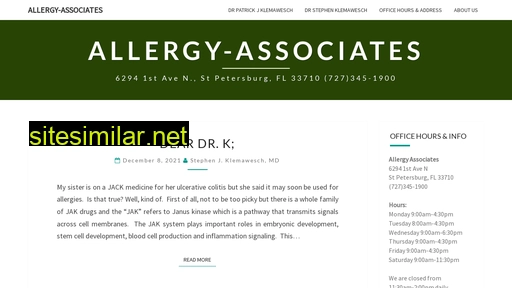 Allergy-associates similar sites