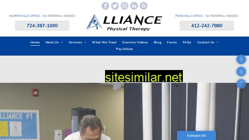 alliancephysicaltherapy.com alternative sites