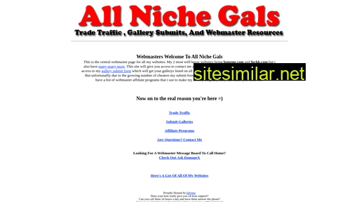 allnichegals.com alternative sites